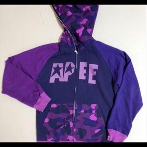 Apee by bape full zip up, women’s tall (large)